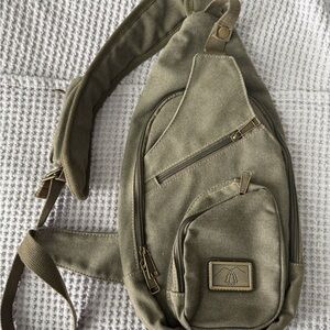 Olive Green Sling Bag